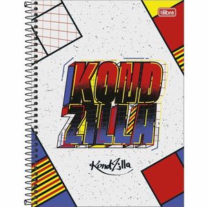 CADERNO UNIVERSITÁRIO ESPIRAL CAPA DURA 1 MATÉRIA KONDZILLA 80F TILIBRA