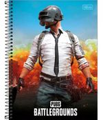 Caderno-Capa-Dura-Universitario-Espiral-Pubg-10-Materias-160-Folhas-Tilibra