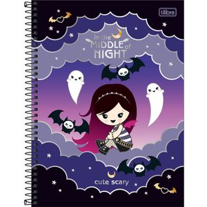 Caderno Espiral Capa Dura Universitário 10 Matéria Plush Poison 160 Folhas - Tilibra