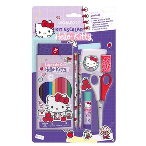 Lapis de Cor 12 Cores Hello KITTY