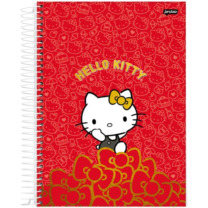 Caderno-10-Materias-Hello-Kitty-Jandaia-Sortido