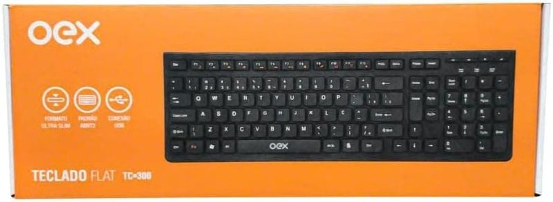 OEX-Teclado-multimidia-com-fio-Flat-TC300-104-Teclas---Preto