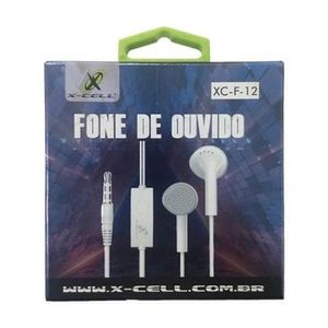 Fone De Ouvido Com Microfone Estéreo P2 3.5Mm Xc-F-12 - X CELL