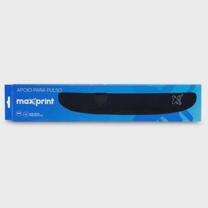 Suporte Ergonomico Apoio de Pulso p/teclado Preto -  Maxprint