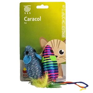 Brinquedo para GAtos Rato Sisal com Catnip Colorido - Rio Tijuca