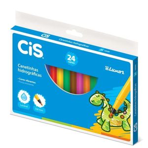 Canetinhas Hidrográficas c/ 24 Cores - CiS