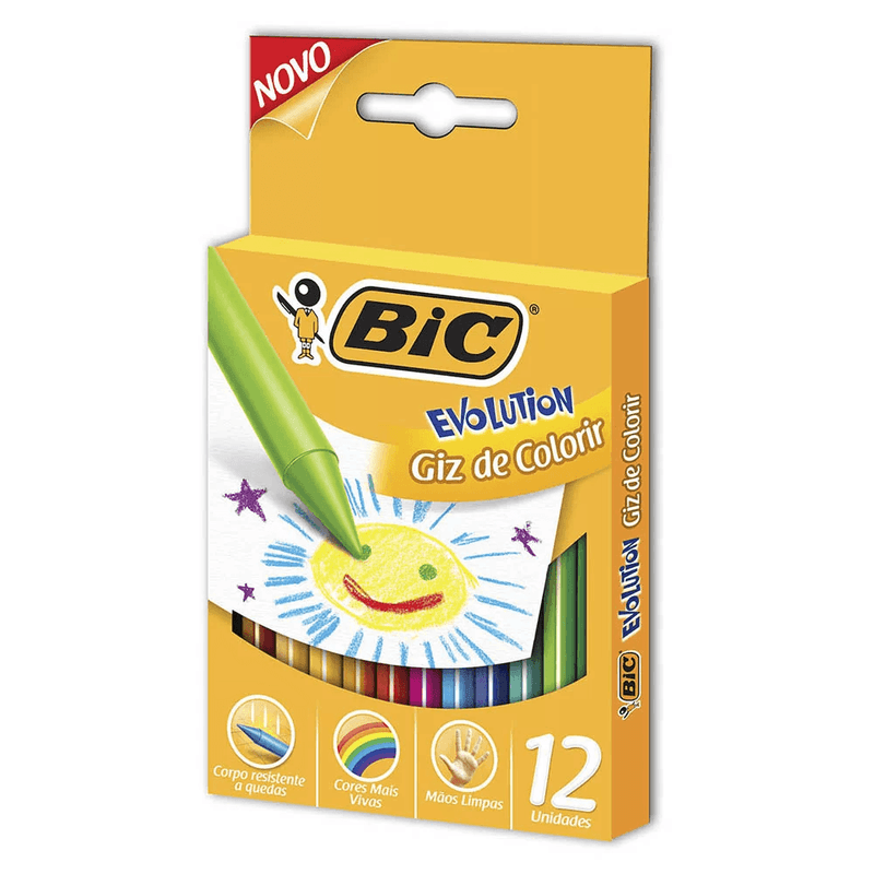 Giz-de-Cera-Evolution-12-Cores---Bic