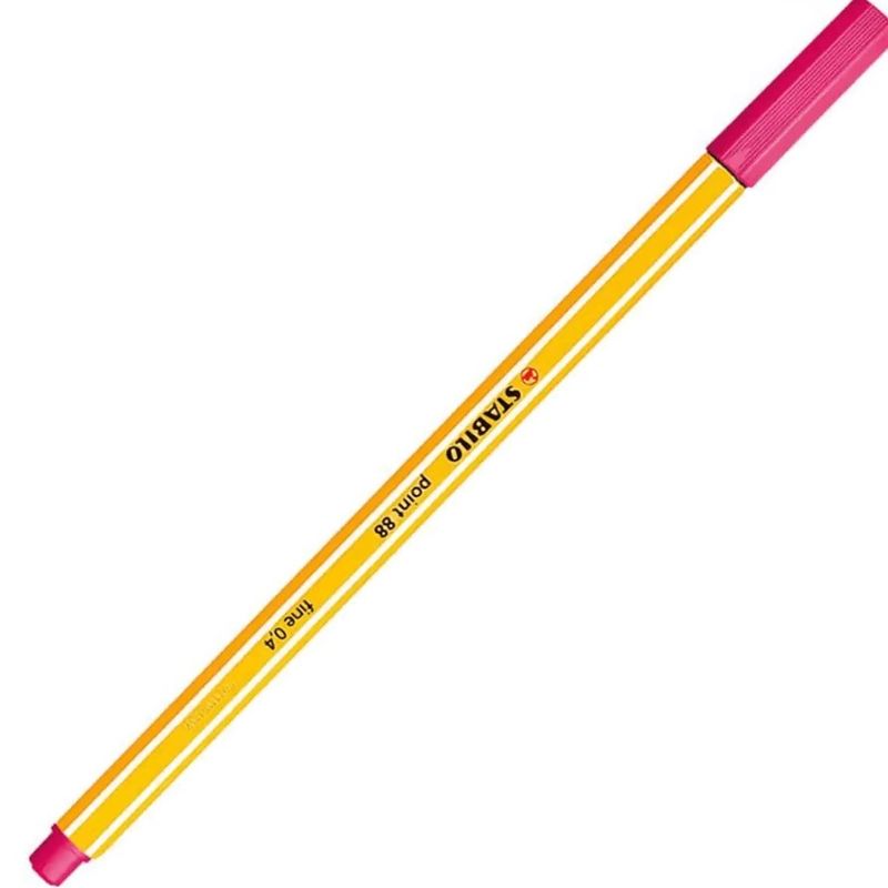 Caneta-Stabilo-Point-88-Fine-0-4mm-Rosa