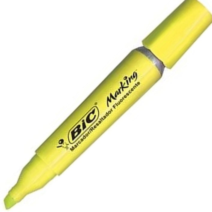 Marca-Texto-Bic-Marking-Amarela----Bic