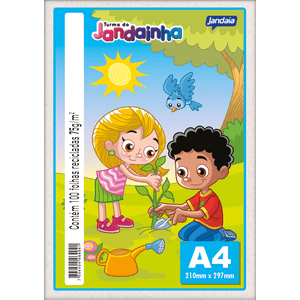 Papel A4 Reciclado 75 g  100 Folhas  - Jandainha