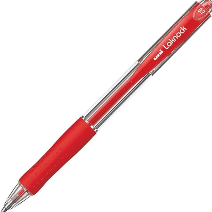 Caneta-Esferografica----Laknock-Sn100-0-7-mm---Vermelho---Uniball