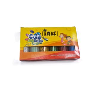 Cola com Brilho de 6 Cores 25 G - Iris