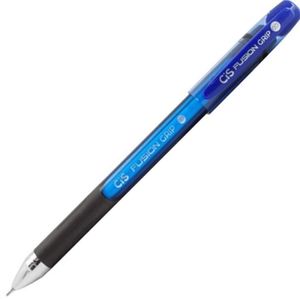 Caneta Esferográfica Fusion Grip 07 mm Azul - Cis