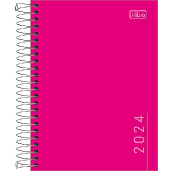 Agenda-Pepper-Espiral-Rosa-M4-2024---Tilibra