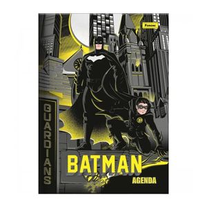 Agenda  Permanente Mini Escolar  Batman 96 Folhas - Foroni