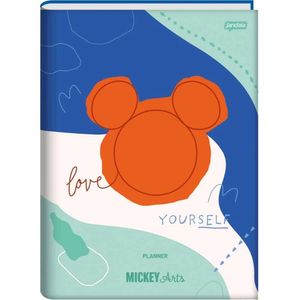 Planner Costurado Capa Flexível Mickey Arts Mensal  2023 - Jandaia