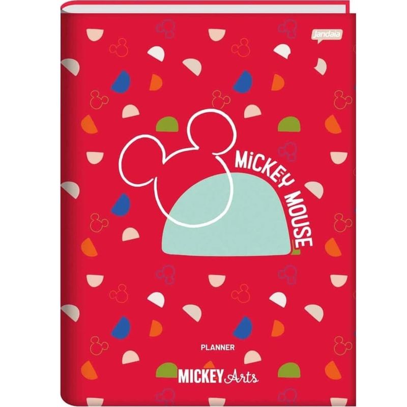 Planner-Costurado-Capa-Flexivel-Mickey-Arts-Mensal--2023---Jandaia