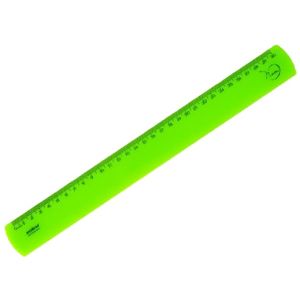 Régua 30cm Acrilica Neon Verde - Waleu