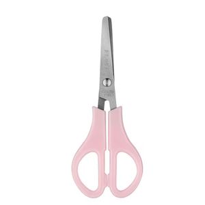 Tesoura Escolar de Aço 13 cm Pastel com Régua - BRW