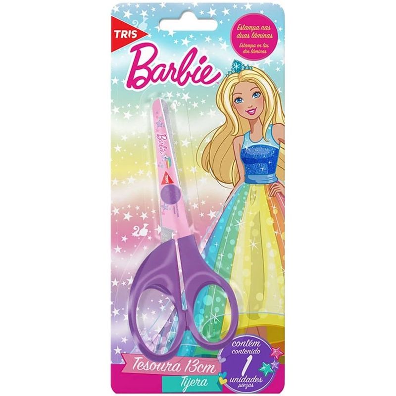 Tesoura-Escolar-Barbie-13cm---Tris