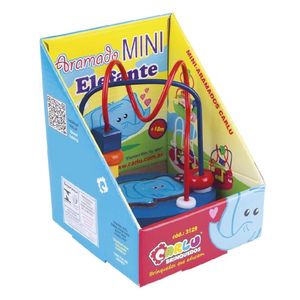 Brinquedo Aramado 3129 Mini Elefante Carlu