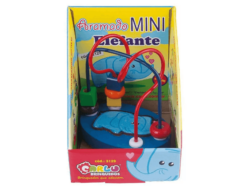 Brinquedo-Aramado-3129-Mini-Elefante-Carlu