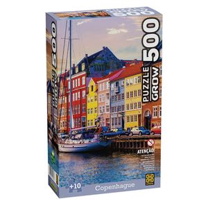 Brinquedo Quebra-cabeça 500 peças Copenhague -  GROW