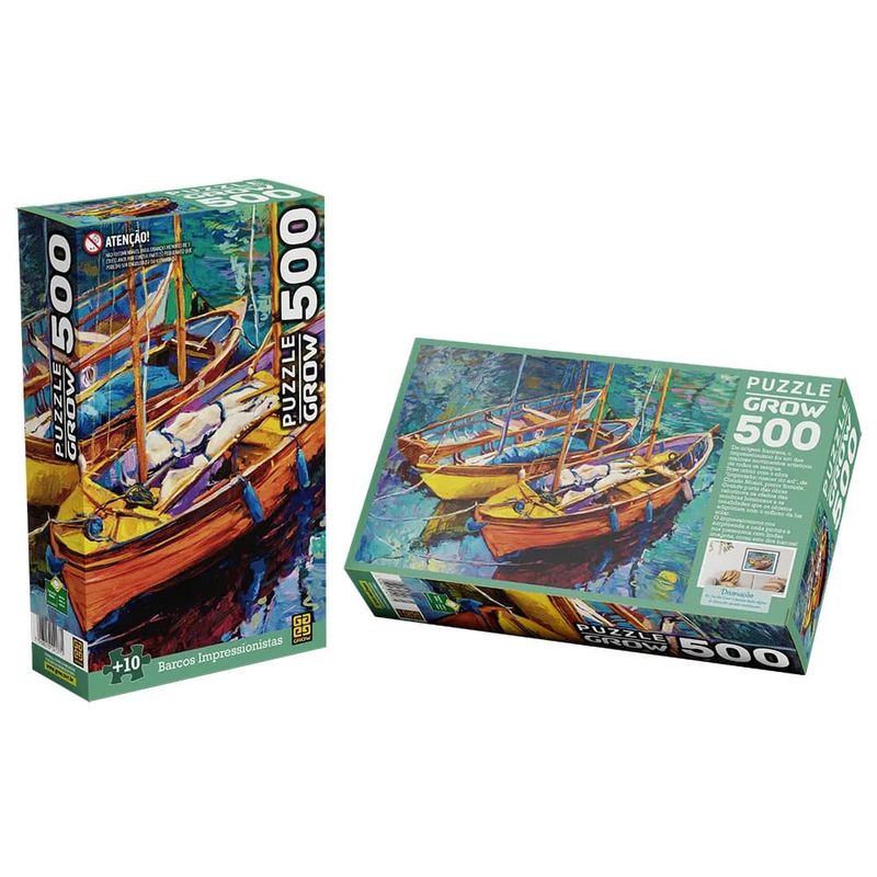 Brinquedo-Quebra-cabeca-500-pecas-Barcos-Impressionistas----GROW