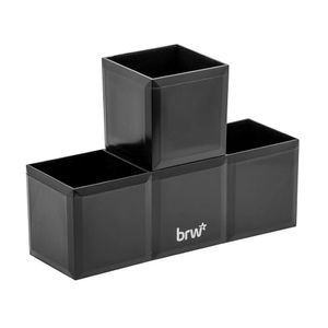 Organizador de Mesa Porta Canetas Preto - Brw