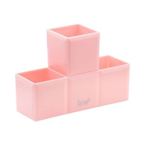 Organizador de Mesa Porta Canetas Rosa - Brw