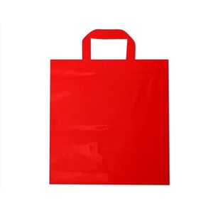 Sacola Alça fita Lisa 30x45 cm Vermelho 25 Unidades - Magnatech