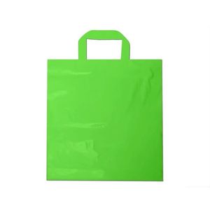 Sacola Alça fita Lisa 30 x 45 cm Verde 25 Unidades - Magnatech