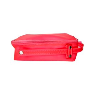 Necessaire de Silicone com Alça Vermelha - Color Pack