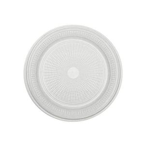 Prato Branco 15 cm com 10 unidades - Forfest