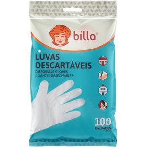 Luva Descartavel Tamanho Único com 100 Unidades - Bila