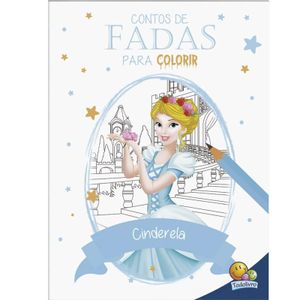 Livro Conteo de Fadas para Colorir Cinderela - Todo Livro