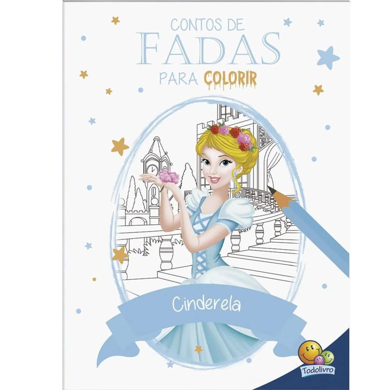 Livro-Conteo-de-Fadas-para-Colorir-Cinderela---Todo-Livro