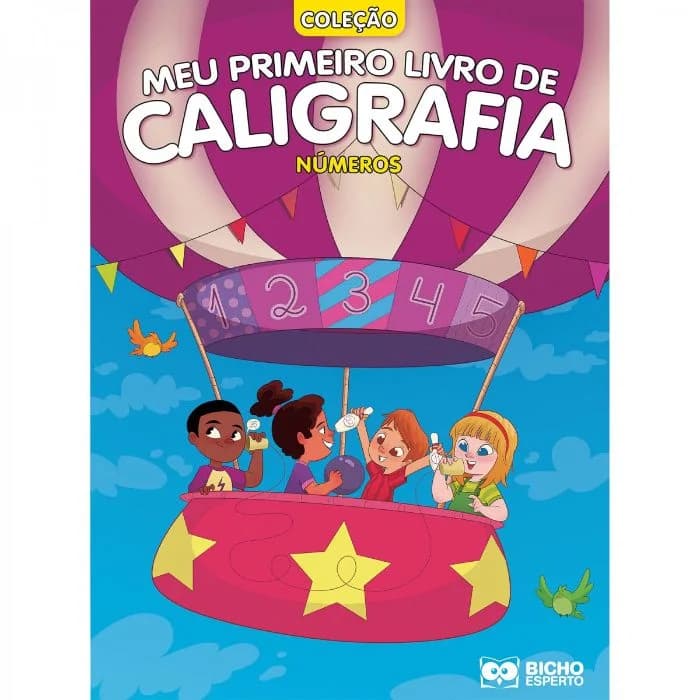 Livro-Caligrafia-Numeros--Tracados-e-Formas-Bastao---Riddel