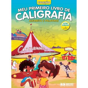 Livro Meu Primeiro Livro De Caligrafia  Alfabeto Cursiva - Riddel