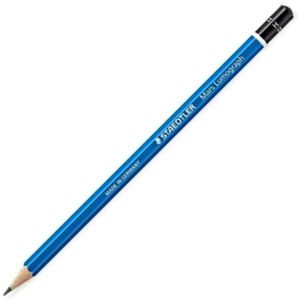 Lapis Preto Lumograph H - Staedtler