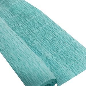 Papel Crepom Azul Parafina Azul Tiffany 48X2M - RST