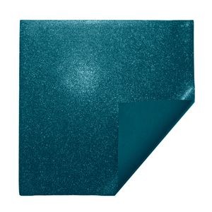 Eva Glitter Folha 40X48 cm   Azul Pastel - Gate