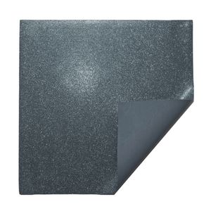 Eva Glitter Folha 40X48 cm   Prata - Ibel