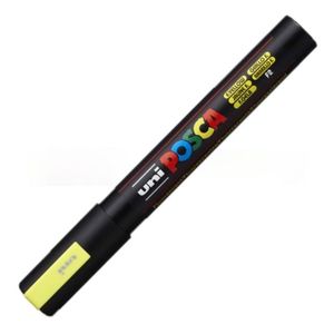 Caneta Uni Posca Pc-5m Amarelo Fluorescente