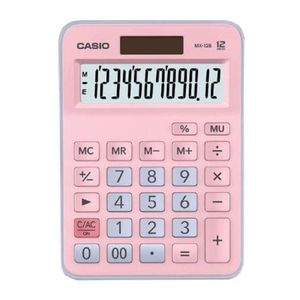 Calculadora De Mesa 12 Dígitos Mx-12B-Pklb Rosa - Casio