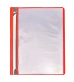 Pasta-Catalogo-A4-Com-10-Envelopes-Transparente-Vermelha---Dac