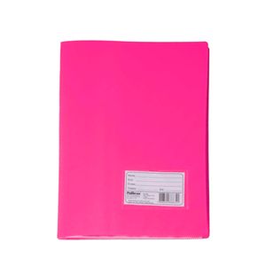 Pasta Catálogo Ofício PP 10 Envelopes Rosa Polibras