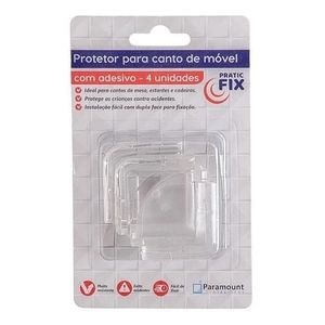 Kit com 04 Protetores de Canto Alto Para Quina Mesa Cantoneira - Paramount