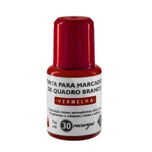 Tinta Para Marcador Quadro Branco 20Ml Vermelho Tr6003 - BRW