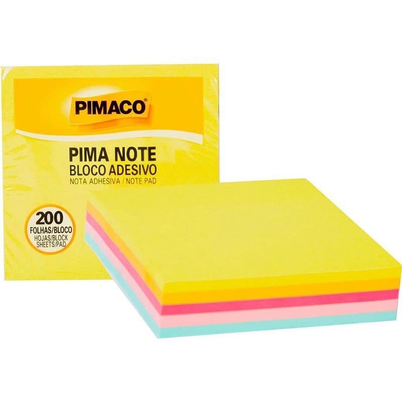 Bloco-de-Recado-Autoadesivo-Pimanote-Sortidos-76X76MM-200F---Pimaco